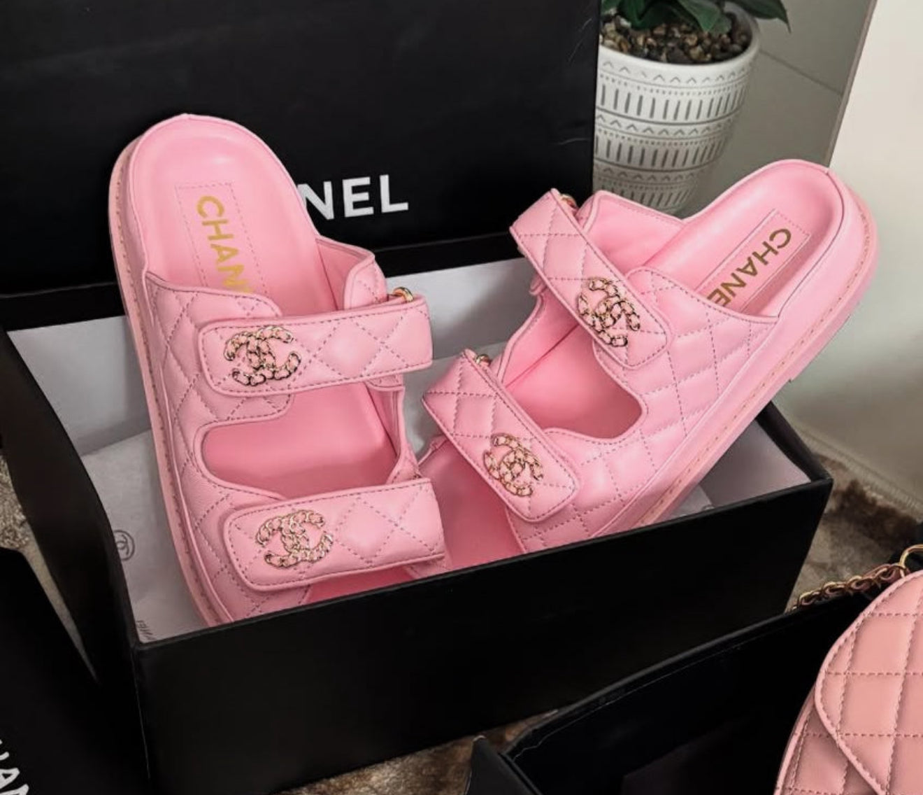 C Pink Sandals