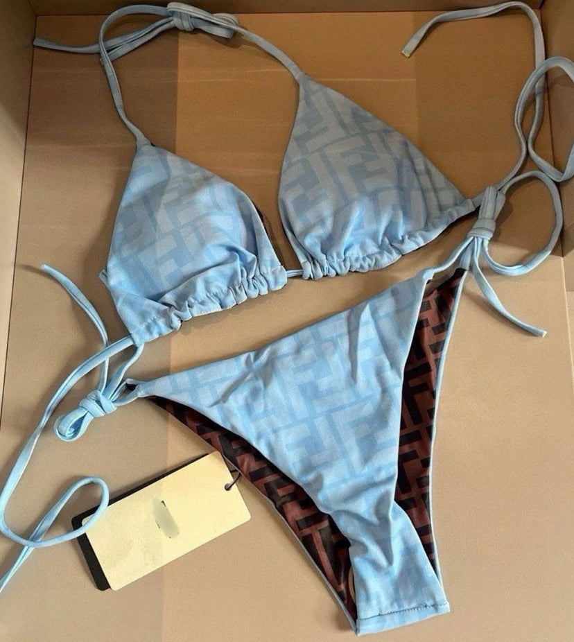 Blue Reversible Bikini