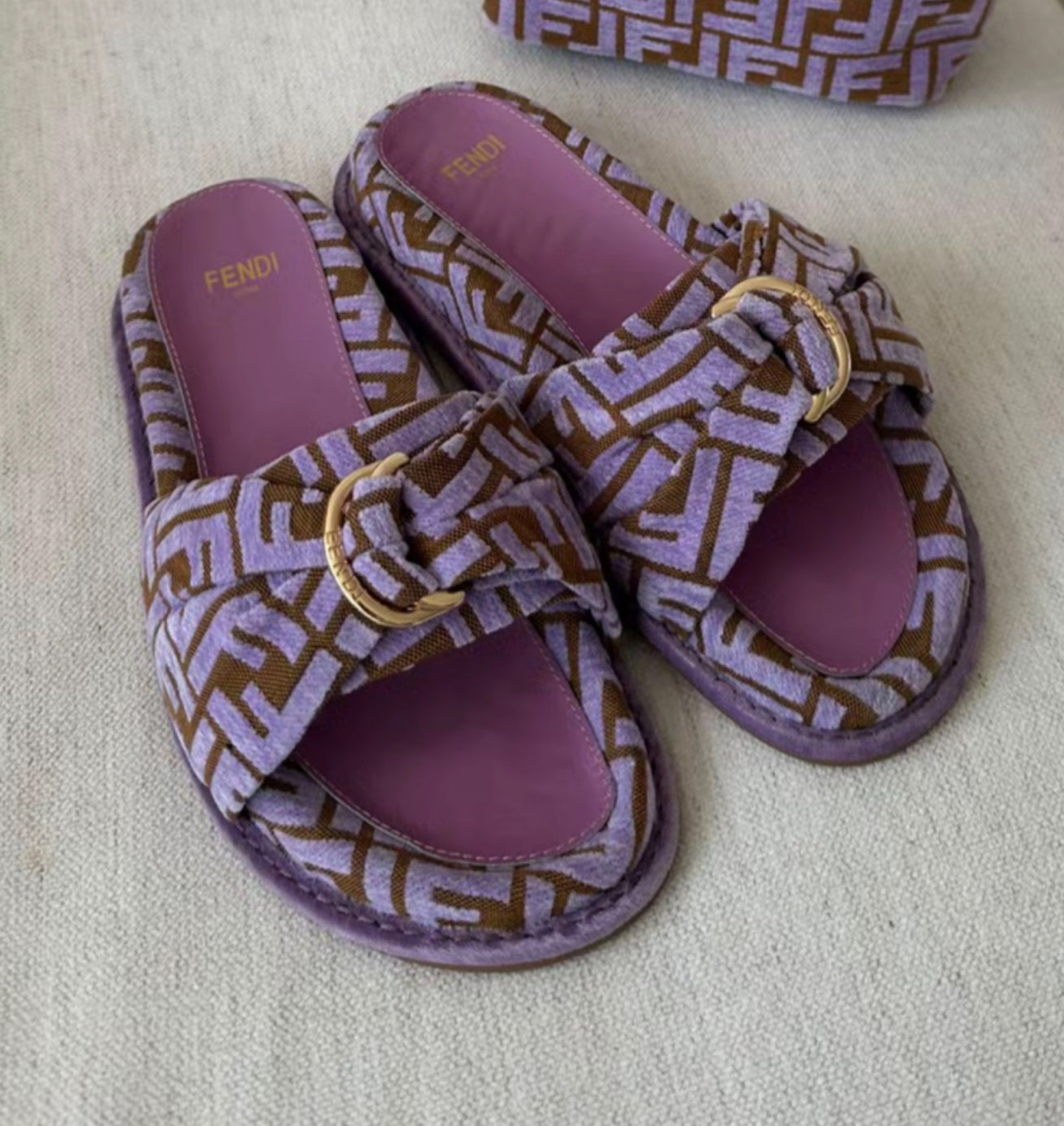 FF Purple Sandals