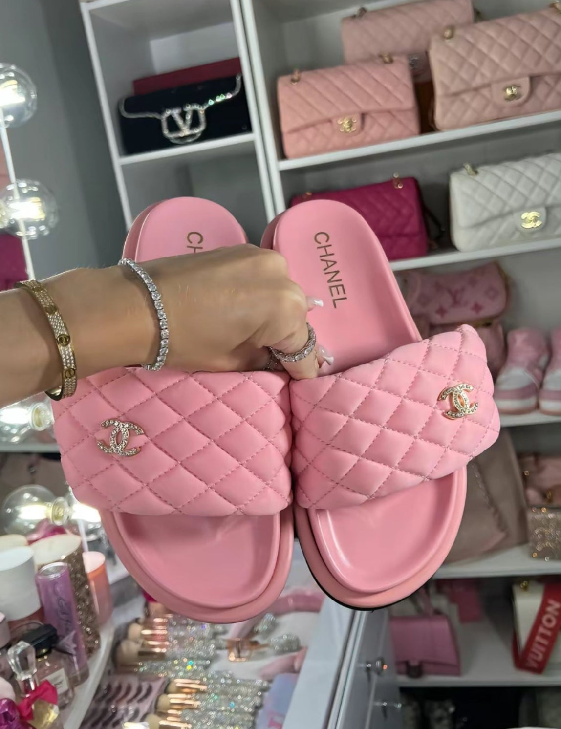 C Light Pink Sandals