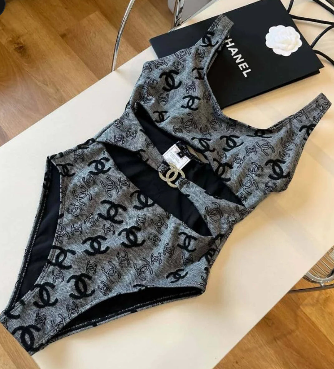 Grey Swimsuit