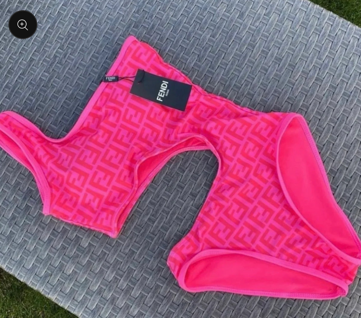 Hot Pink Open Swimsuit