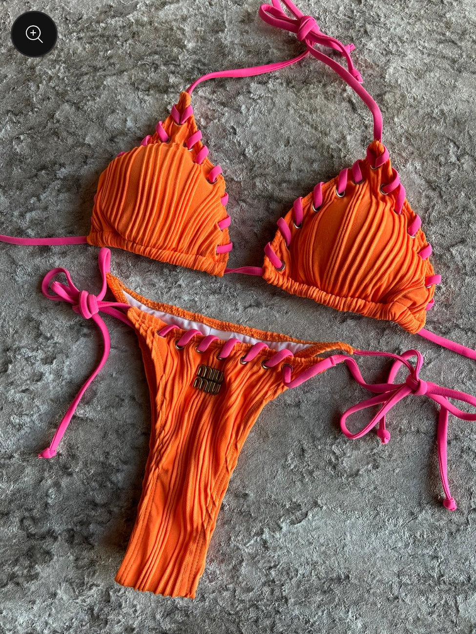 Orange Neon Bikini