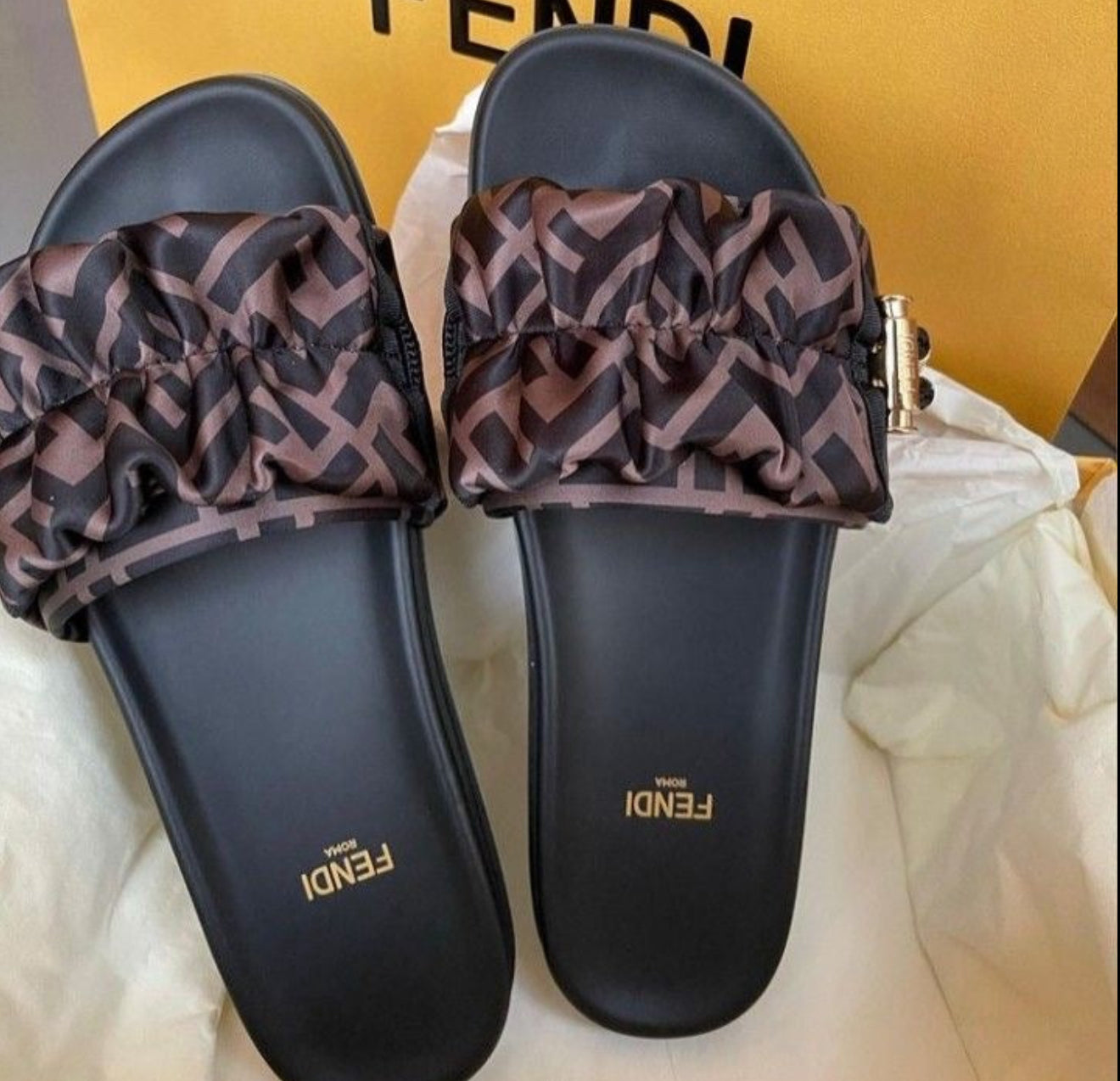 FF Brown Sandals