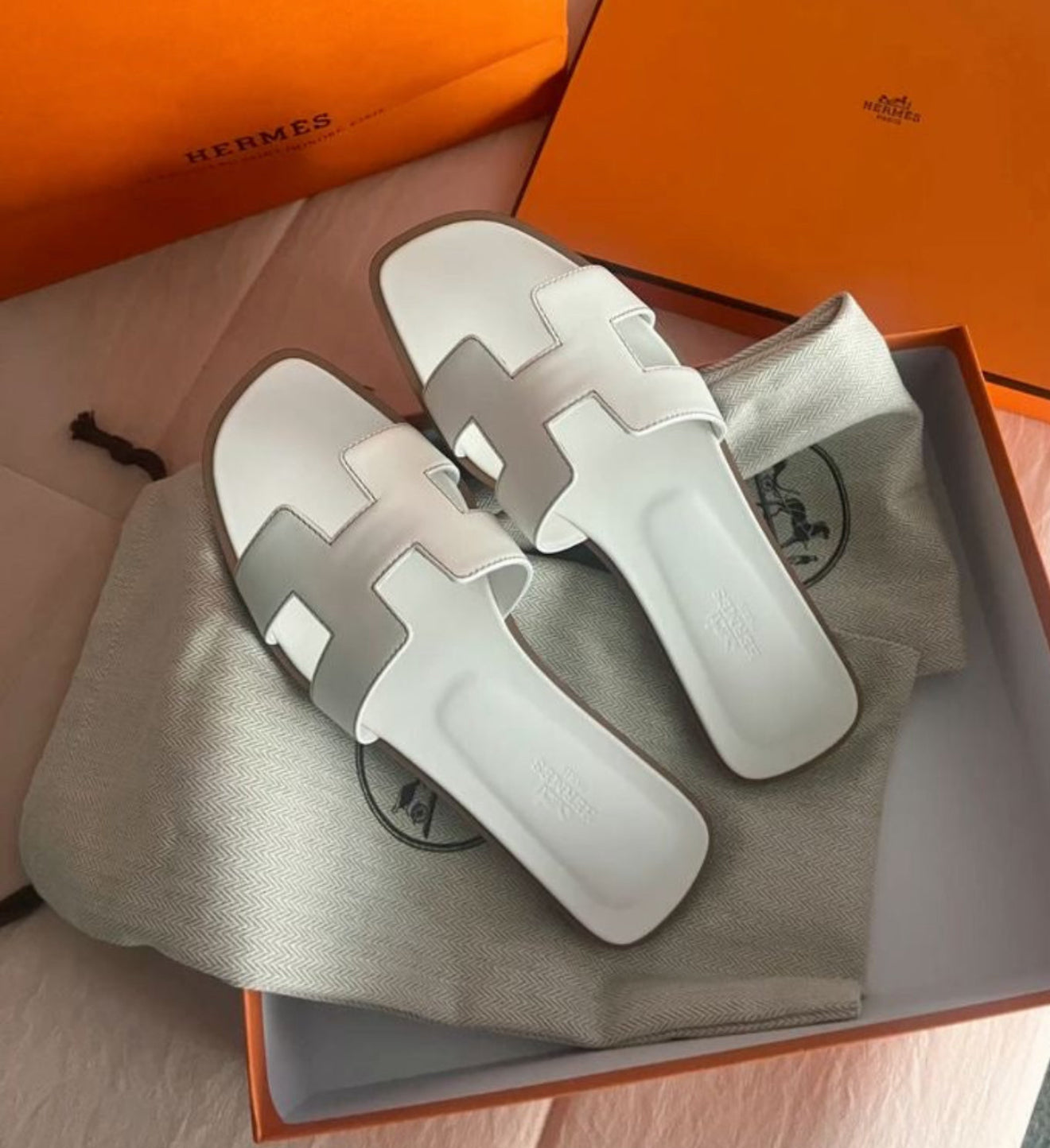 Oran White Sandals