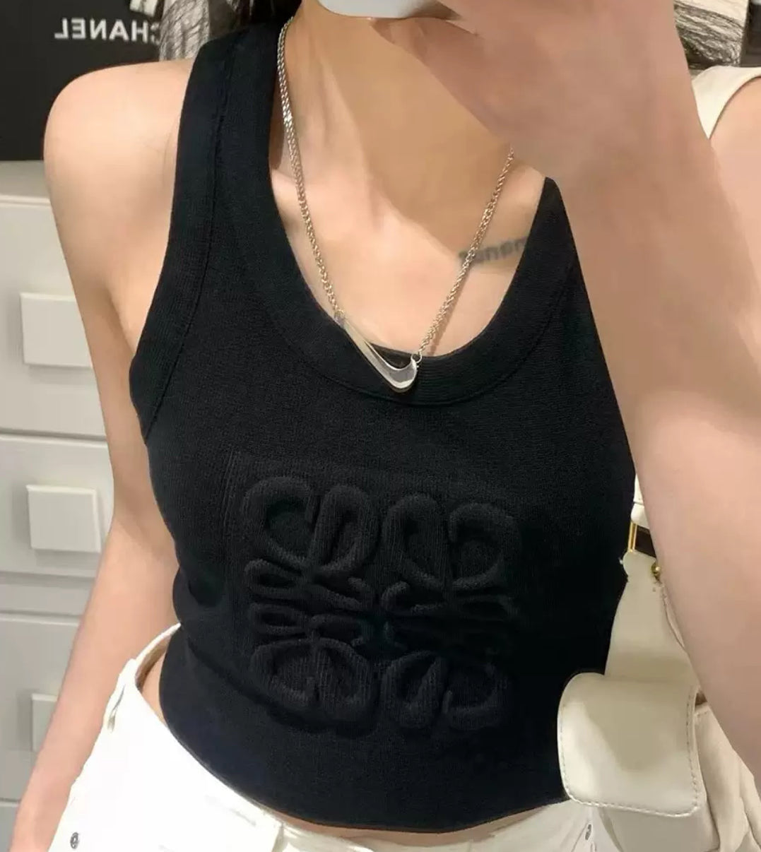 Loewe cropped tank top